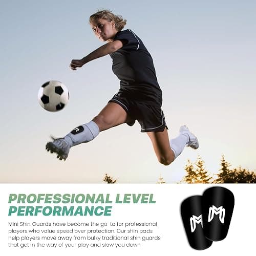 MediCaptain MiniGuards - Mini Shin Guards for Soccer Players - Tiny Shin Pads for Men, Women, Teens - Miniature Shin Guards 3.9 x 2.4 inch - Perfect for High Level Soccer Athletes thumbnail 5