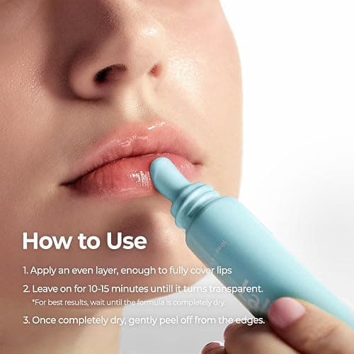Laka Soothing Prep Lip Mask, Cooling Peel Off Korean Lip Mask, Gentle Exfoliator for Lips, Hygienic & Easy Application, Daily Lip Care, K-Beauty​, 0.33 fl.oz thumbnail 9
