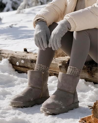 Jeasona Wool Hiking Socks for Women Warm Winter Thermal Thick Socks for Cold Weather Cozy Gifts for Women Mom 5 Pairs thumbnail 2