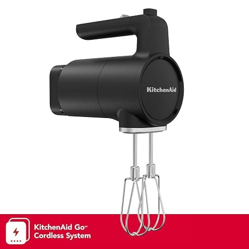 KitchenAid Cordless Hand Mixer - Black Matte thumbnail 3