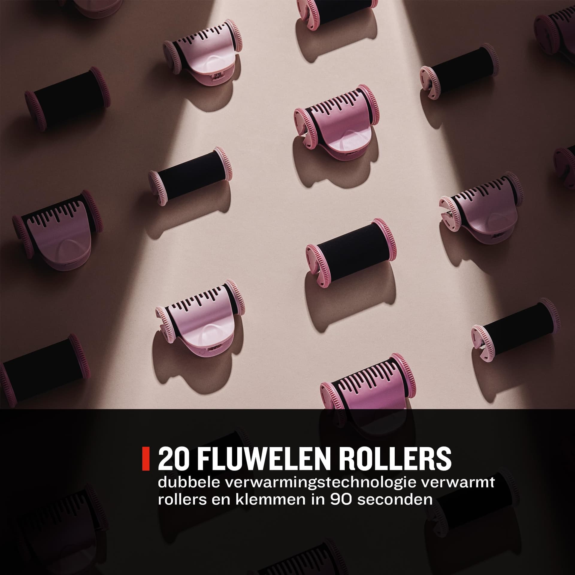Remington curlers large - electrically heated [20 pieces in 2 sizes/colours: 8x25mm, 12x32mm]PROluxe (OPTIheat & Ion technology, flocked with wax core for long-lasting heat)H9100 thumbnail 4
