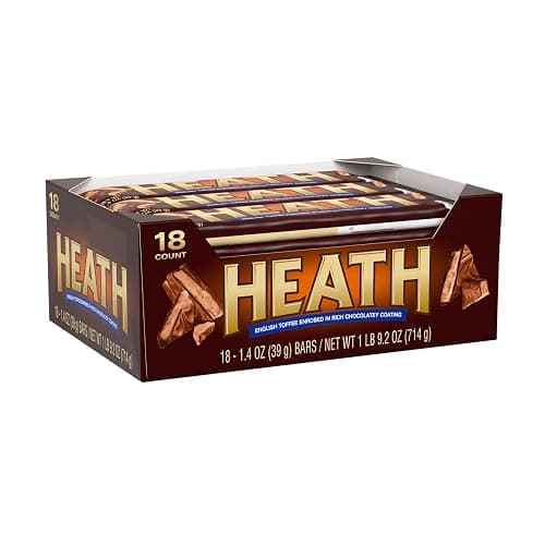 HEATH Chocolatey English Toffee Candy Bars, 1.4 oz (18 Count) thumbnail 3