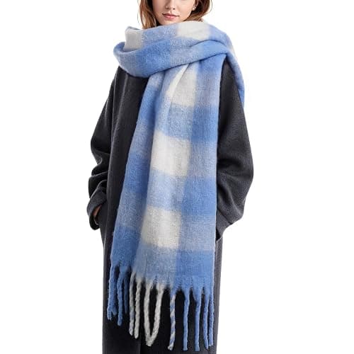 Nimalpal Winter Scarf for Women - Chunky Winter Scarf with Tassel, Womens Scarves for Cold Weather - Image 1