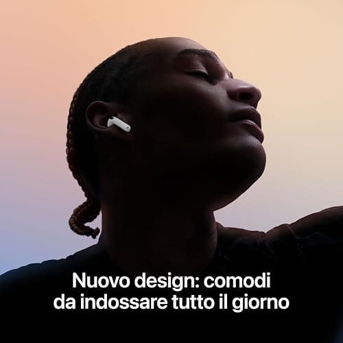 Apple AirPods 4,Auricolari wireless, cuffie Bluetooth(Ricondizionato) - senza cancellazione attiva del rumore thumbnail 3