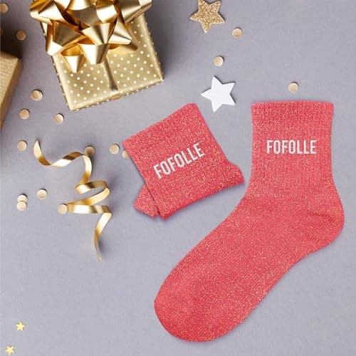 STC Chaussettes Paillettes Colorées Mot Fantaisie - Fofolle thumbnail 2