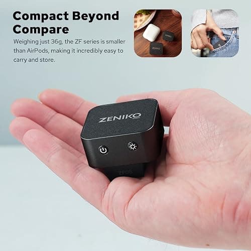 Zeniko ZF08 Aluminum Mini Flash Speedlite, 440 Full-Power On Camera Flash,CCT 6500K±200K Small Camera Flash for Canon/Fuji/Sony zv1/Sony zve10/Nikon/Panasonic Olympus Pentax/3s Recycle(Black) thumbnail 9