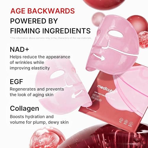 medicube Jelly Gel Mask with Firming NAD EGF | Overnight Face Mask - Korean Skincare, 28g x 4ea thumbnail 3