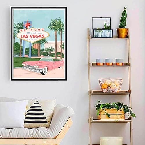 KTHOFCY 5D DIY Diamond Painting Kits for Adults Kids World Landscape(Las Vegas) Full Drill Embroidery Cross Stitch Crystal Rhinestone Paintings Pictures Arts Wall Decor Painting Dots Kits 15.7X11.8 IN thumbnail 2