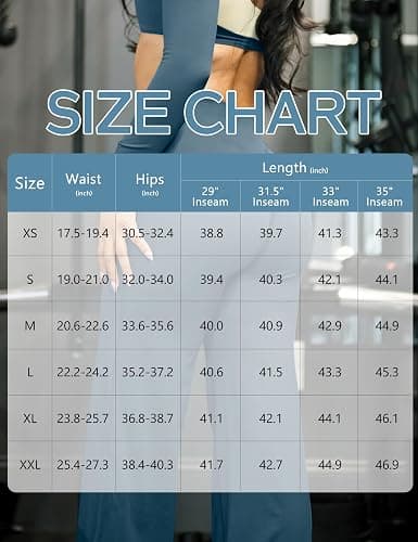 Ieumaz Women Straight Leggings Bottoms High Waist Gym Workout Leggings Stretch Casual Wide Leg Yoga Pants thumbnail 6
