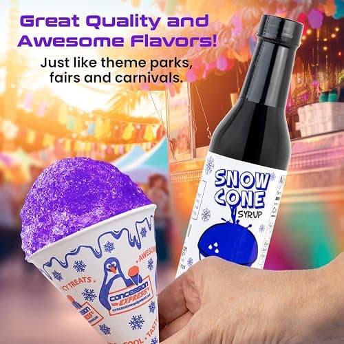 12.7oz Sno Cone Syrups-Five Pack-Fun Flavor Assortment thumbnail 4