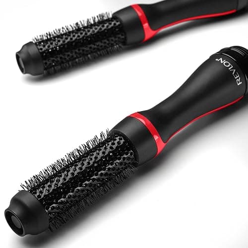 REVLON One-Step Root Booster Round Blow Dryer Brush and Hair Styler - Revive Styles, Boost Roots, and Add Volume to hair with this Hot Air Brush, 1 ½ inch Barrel (Black) thumbnail 4