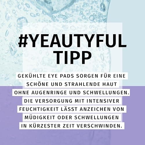 YEAUTY DEEP HYDRATION EYE PAD MASK, feuchtigkeitsspendende Augenpads mit Aloe Vera, Hyaluron und Vitamin E gegen trockene und spröde Haut, für eine optimal durchfeuchtete Augenpartie thumbnail 6