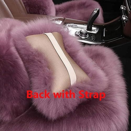 SPANICE Car Headrest Pillow Interior Head Neck Cushion Auto Protector Neck Rest Pillows Car Decor Accessories (Pink) thumbnail 4