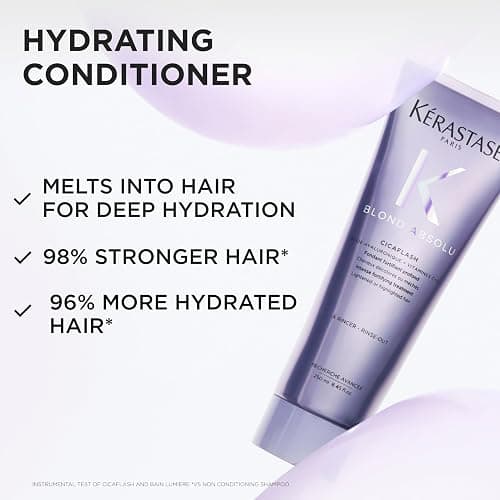 Kérastase Blond Absolu, Repairing, Nourishing Conditioner, For Lightened and Highlighted Hair, With Hyaluronic Acid & Edelweiss Flower, Cicaflash, 250ml thumbnail 2