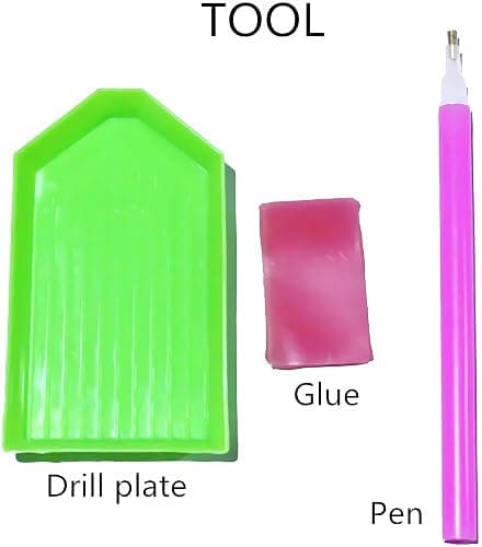 IREDLII Adult Diamond Painting Set, Anime Character Diamond Painting Set 5D Beginner Art Set DIY Full Dot Crystal Craft Set Home Wall Decoration Gift 16x20 inches thumbnail 7