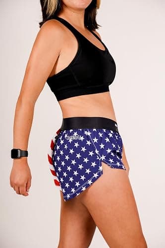 ChicknLegs Women's 1.5" Split Running Shorts thumbnail 5
