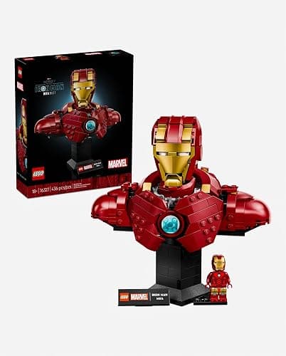 LEGO Marvel Iron Man MK4 Bust - Building Kit for Adults, Ages 18+ - Includes Iron Man Minifigure - Collectible Model for Super Hero Fans - Gift for Men and Women - 76327 thumbnail 8