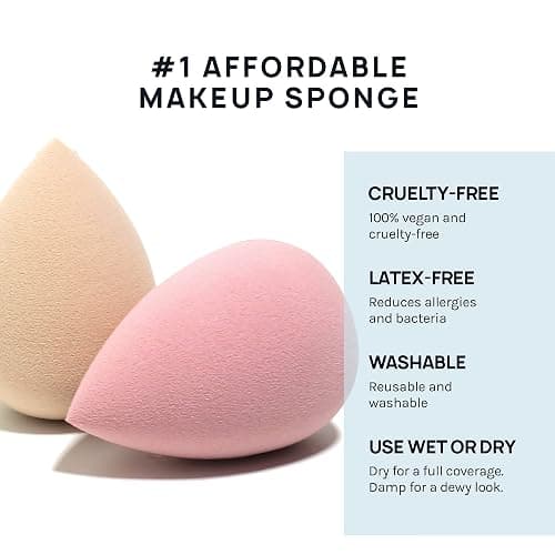 AOA Studio Collection Makeup Mochi Sponge Set Makeup Blender Latex Free and High-definition Set of 6 Makeup Blender For Powder Cream and Liquid Wonder Blender Beauty Cosmetic (6 Count) thumbnail 7