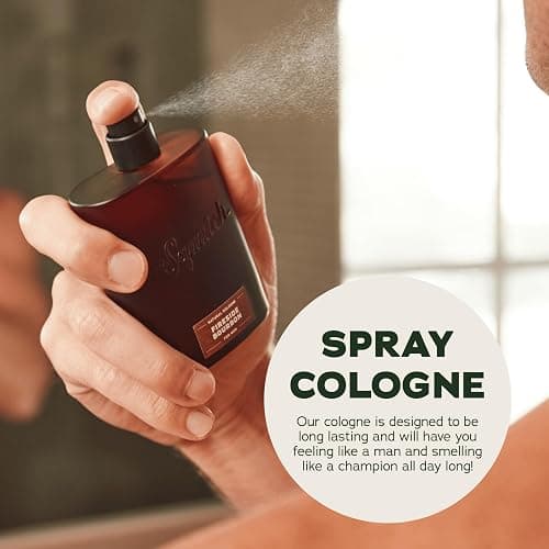 Dr. Squatch Natural Cologne for Men - Scent-Lock Technology and Sustainably-Sourced Ingredients - Fireside Bourbon Cologne (1.7 fl oz) thumbnail 6