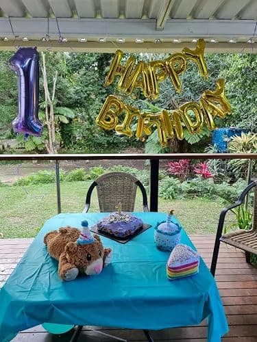 Purple Number 30 Balloon 40 Inch, 30th Birthday Decorations Men Women | Foil Purple number balloons, giant helium inflatable balloon numbers for 30th birthday decorations, helium supported thumbnail 2