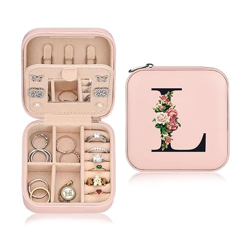 Kepela Sisters Gifts: Unique Sister Gifts - Personalized Travel Jewelry Case - Image 1