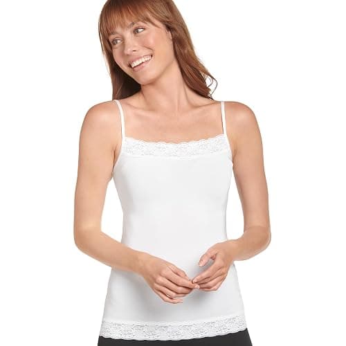Jockey Women's Shapewear Skimmies Ultralight Smoothing Lace Cami - Image 1