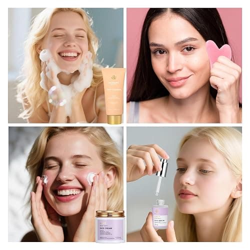 Christmas Gifts for Women, 38 Pcs Skin Care Face Sheet Mask, Bath & Body Spa Gift Set, Self-Care Relaxation Pampering Gift Basket, Bath Bomb, Eye Mask, Face Serum, Lip Gloss, Mother Day, Birthday thumbnail 4