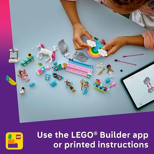 LEGO Friends Costume Party with Unicorn & Fairy Pretend Play Building Toy - Interactive Storytelling Playset with Cat and Unicorn Toys - Creative Birthday Gift Idea for Girls & Boys, 6+ - 42661 thumbnail 6