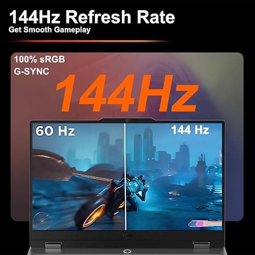Lenovo LOQ Gaming Laptop 15.6" FHD 144Hz (100% sRGB G-SYNC) AMD Quad-core Ryzen 5 7235HS 32GB DDR5 1TB SSD GeForce RTX 4050 Backlit Nahimic Privacy Camera Rapid Charge Win11Pro w/ICP Hub thumbnail 6