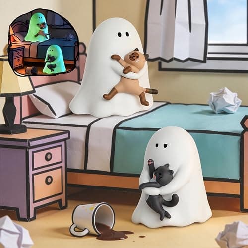 52TOYS Ghody - Behold My Cat Blind Box, Whole Set 9Pcs Collectible Toy Kawaii Action Figures Creative Gift Room Decor Desktop Decoration 1.85 Inch, Gift for Birthday Party thumbnail 6