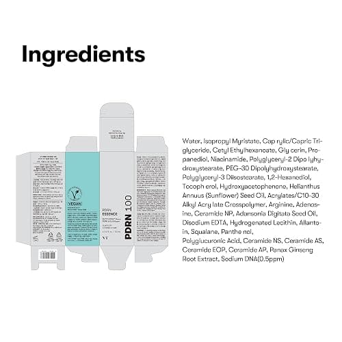 VT COSMETICS PDRN 100 Essence, Intensive Glow Serum, 1.01 fl. Oz. | 100,000ppm Vegan PDRN, Skin Restoration & Plumping, Hydrating & Moisturizing, Firming, Fine Lines thumbnail 8