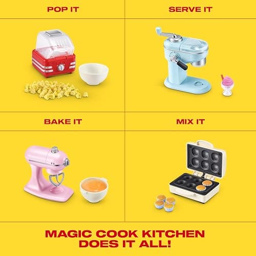 Mini Brands Really Works Magic Cook Kitchen Capsule Series 1 Waffle Maker & Blender Set by ZURU, Capsules of Miniature Real Working Kitchen Appliances, Non-Edible Collectible Toy Mystery Capsule thumbnail 7