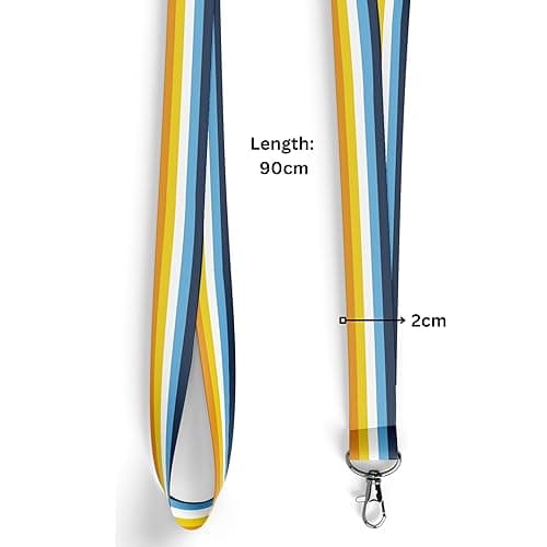 TAMAWire LGBTQIA Pride Flag Lanyard, Gay Lesbian Bisexual Badge Safety Breakaway for Event, Thing Accessories Stuff (Aroace) - Aroace thumbnail 5