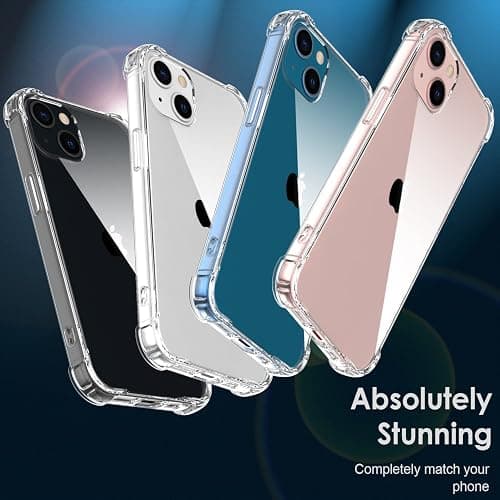 VNGDA Custom Name & Number Crystal Clear Baseball Case for iPhone 17 Air 16 15 Pro Max 14 13 Mini 12 11 Xs Xr SE3 8 7 6 Plus，with 4 Shockproof Corners Customized Transparent Case(New York A) thumbnail 5