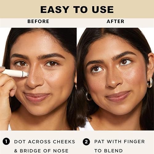 2025 Upgraded Faux Freckle Stamp Pen,Fake Freckles Stamp Waterproof,Natural Sun-Kissed Looking Freckle Maker with Quick Dry 5-Point Precision Stamp Head,Long Lasting Freckles Makeup Pen,#2 Medium. thumbnail 6