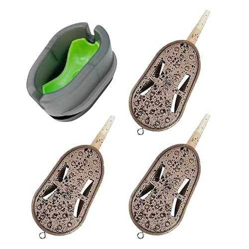 Method Feeder Lot de 25 g 35 g 45 g avec moule à dégagement rapide Accessoires pour carpe Barbel grossier thumbnail 7