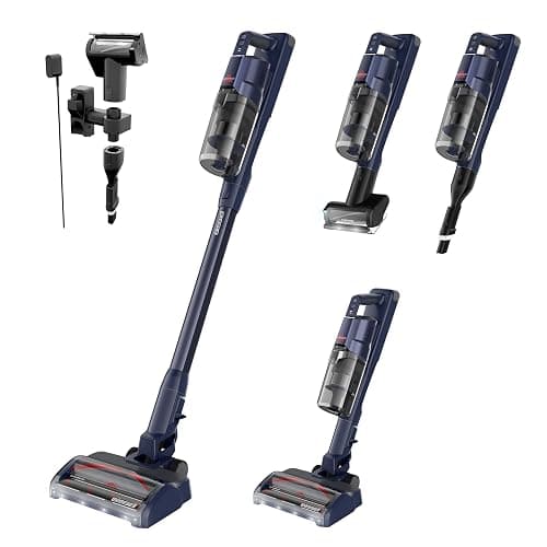 Bissell PowerClean DualBrush 280W Self-Standing Vacuum, 4196K | DualBrush & AutoAdapt technology; self-cleaning brush roll; removable battery; bright headlights - Image 1