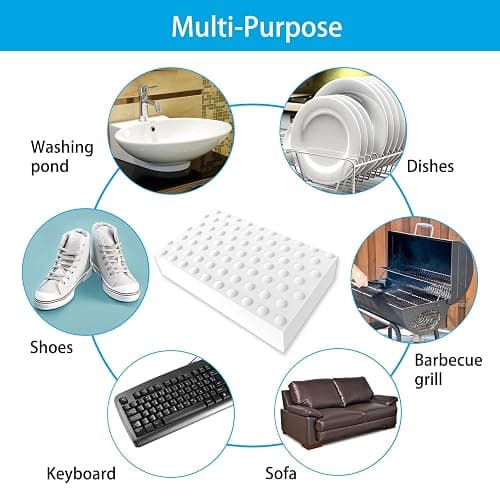 SmilinFit Magic Sponge Erasers, 20 Pack 2X Density Stronger Melamine Sponge Foam Pads, Multi-Functional Household Cleaning Supplies Cleaner for Kitchen, Bathroom, Bathtub, Sink, Wall Cleaner thumbnail 6