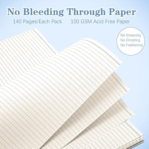 Spiral Notebook, College Ruled Notebook Journal, 8.5" x 11" Lined Paper Journal Notebook Pack, A4 Large Subject Notebook for Work, School, Notes, 560 Pages, 24pcs Index Tabs, Assorted Pastel Notebook thumbnail 2