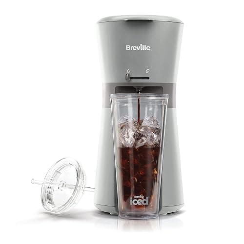 Breville Iced Coffee Maker | Single Serve Iced Coffee Machine Plus Coffee Cup with Straw | Ready in Under 4 Minutes | Grey [VCF155] thumbnail 11