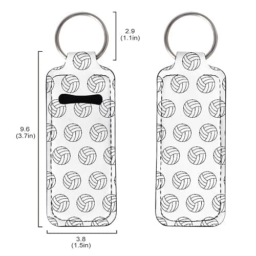 Baxinh Chapsticks Holder for Women Girl, Portable Lip Balm Gloss Holder Lippy Clip Chapstick Keychain thumbnail 2