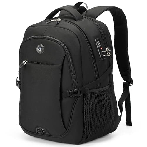 SHRRADOO Anti Theft Laptop Backpack Travel Backpacks with usb Charging Port for Women Men High School College Backpack Computer Bag Fits 17 Inch Laptop,Grey - Image 1