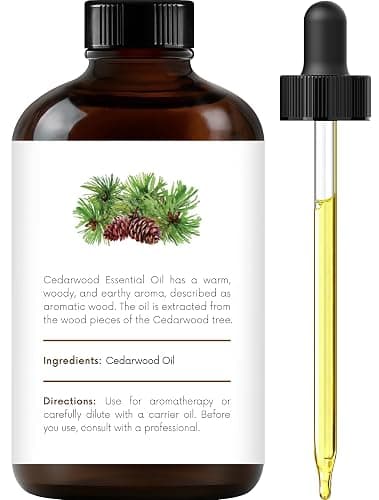 Handcraft Blends Cedarwood Essential Oil – Huge 4 Fl Oz – 100% Pure and Natural – Premium Grade Essential Oil for Diffuser and Aromatherapy, Skin, Massage, Candle and Soap Making Fragrance thumbnail 2