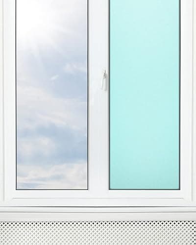 Panorama Fensterfolie Blau 39x200 cm - Milchglasfolie Selbstklebend Fenster - Klebefolie thumbnail 3