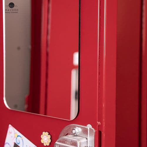 Mavoro Magnetic Locker Mirror | 7x9in Acrylic - Unbreakable | Sleek Frameless | Glassless Safety Kids Mirror (1 Pack) - 1 thumbnail 8