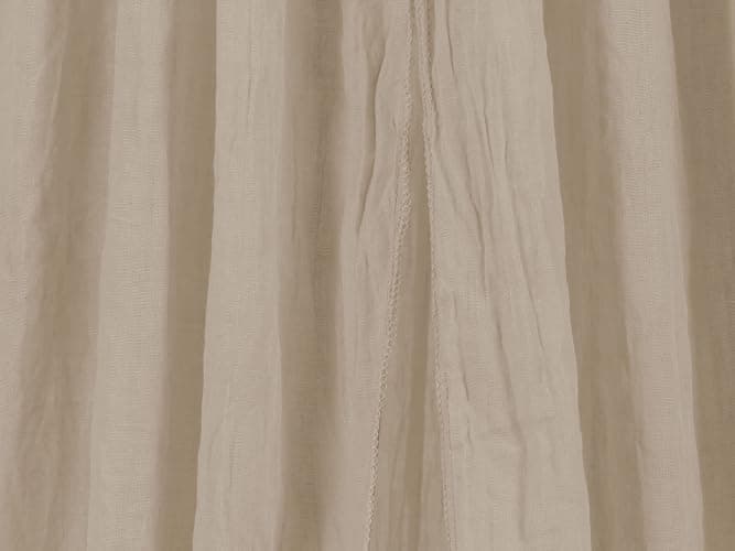 Jollein Baldachin Vintage Nougat - Höhe 245 cm - Betthimmel Babybett Kinderzimmer - Beige thumbnail 7