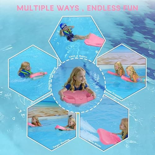 SAFEBAO Electric Swimming Kickboard for Kids,Motorized Swim Board with Water Gun, Motorized Swim Training for Children Adults,60N Thrust,198 lbs Buoyancy,25V Rechargeable Battery,Age 38 Months up thumbnail 2