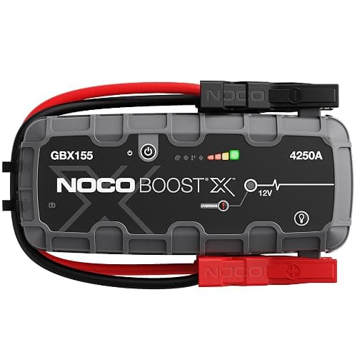 NOCO Boost X GBX155: 4250A UltraSafe Jump Starter – 12V Lithium Battery Booster Pack, Portable Jump Box, Power Bank & Jumper Cables - for 10.0L Gas and 8.0L Diesel Engines - Image 1