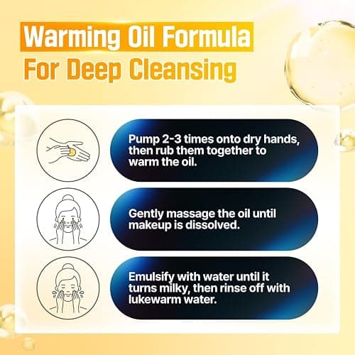 numbuzin No.5 Cleansing Oil | Glutathione C Facial Spa Cleanser | Gentle Cleanser for Blackhead, Pore, Makeup Remover | Vitamin C, Niacinamide | Double Cleansing, Korean Skincare | 6.76 fl. oz. thumbnail 5