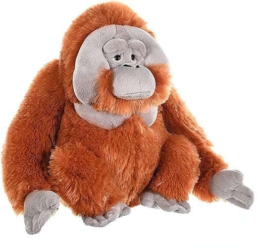 Wild Republic Orangutan Plush, Stuffed Animal, Plush Toy, Gifts for Kids, Cuddlekins 12 Inches thumbnail 7